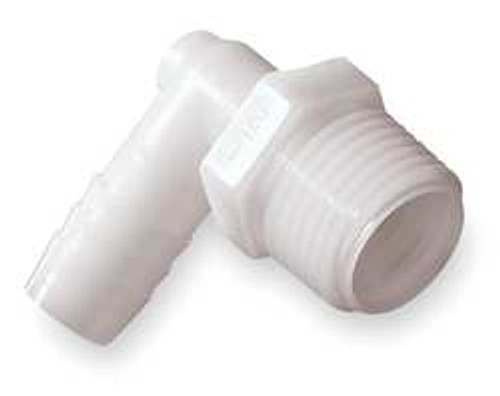 ELDON JAMES L12-12NK ELBOW THREAD TO BARB PVDF 3/4 IN PK 5 ELDON JAMES L12-12NK ELBOW THREAD TO BARB PVDF 3/4 IN PK 5