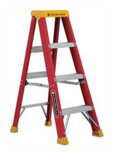 LOUISVILLE LADDER L-3016-04 STEPLADDER FG 4 FT. 300 LB.
