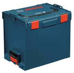 BOSCH POWER TOOLS L-BOXX-4 STACKABLE STORAGE BOX BLUE 10X17-1/2X14