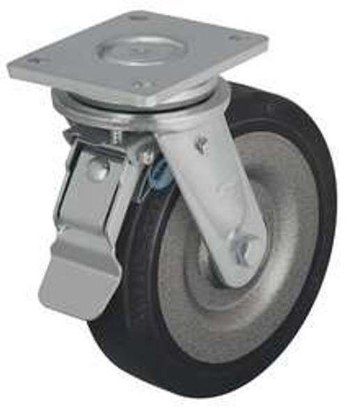 BLICKLE LO-SE 125K-ST SWVL PLT CSTR W/TOTL-LOK 700 LB 5 IN DIA BLICKLE LO-SE 125K-ST SWVL PLT CSTR W/TOTL-LOK 700 LB 5 IN DIA