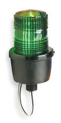 FEDERAL SIGNAL LP3ML-120G LOW PROFILE WARNING LIGHT LED GREEN