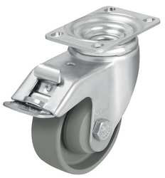 BLICKLE L-POG 89K-12-FI-FK SWVL PLATE CASTER TOTAL-LOCK 400LB 3-1/2