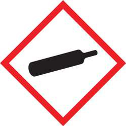 ACCUFORM SIGNS LZH605EV5 LABEL GAS CYLINDER 1X1 IN POLY 500 ROLL