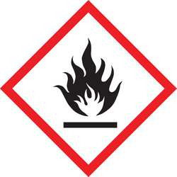 ACCUFORM SIGNS LZH611EV5 LABEL FLAME 2X2 IN POLY 500 ROLL