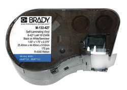 BRADY SPC ABSORBENTS M-133-427 MSERIES B427 WHT 1"X1.75"X.375" 140 ROLL