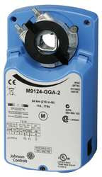JOHNSON CONTROLS M9124-AGA-2 ELECTRIC ACTUATOR 210 IN.-LB. 24VAC/DC
