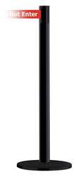 TENSABARRIER MARINEPOST-33-STD-NO-RIX-C H4288 BARRIER POST W/ BELT POWDER COATED
