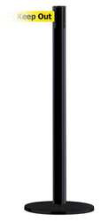 TENSABARRIER MARINEPOST-33-STD-NO-YDX-C H4288 BARRIER POST W/ BELT POWDER COATED