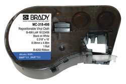 BRADY SPC ABSORBENTS MC-318-498 MSERIES B498 WHT 0.318"X16' 1 ROLL