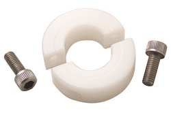 RULAND MANUFACTURING MSP-6E-P SHAFT COLLAR CLAMP 2PC 3/8 IN PLASTIC
