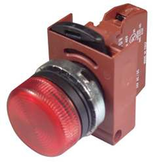 GENERAL ELECTRIC P9XLRDADI PILOT LIGHT RED DIFFUSED LED GENERAL ELECTRIC P9XLRDADI PILOT LIGHT RED DIFFUSED LED