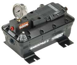 ENERPAC PACG3002SB PUMP AIR/HYD 5000 PSI 0.65 GAL W/GAUGE