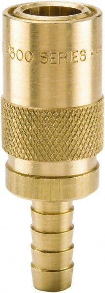PARKER PC204 BODY 1/4 HOSE ID 1/4 IN BODY BRASS