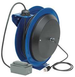 COXREELS PC24-0012-F CORD REEL, PC, 100 FT HOSE L, SPRING DRI