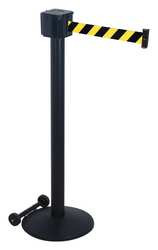 RETRACTA-BELT PM412-30BA-BYD BARRIER POST WITH BELT 40 IN H 30 FT L
