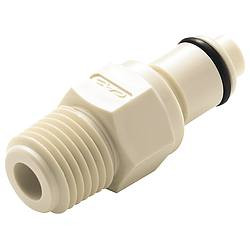 COLDER PRODUCTS CORPORATION PMC240212 COUPLER POLYPROPYLENE GRAY PUSH IN