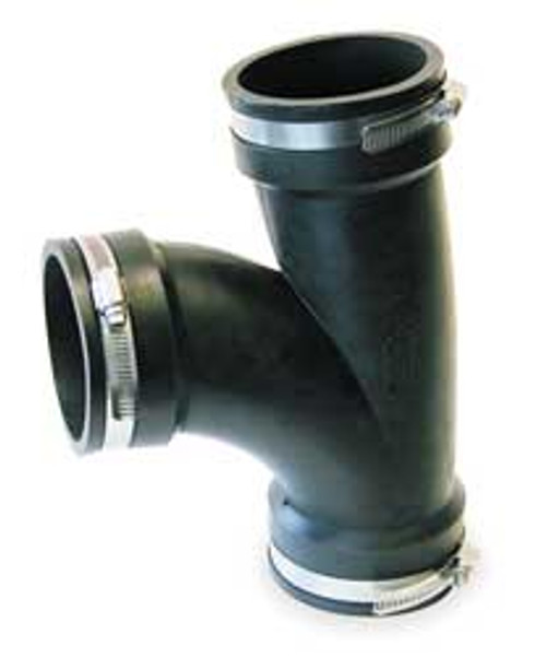FERNCO, INC. PQT-300 QWIK TEE, PLASTIC PIPE FITTING, 3-IN.