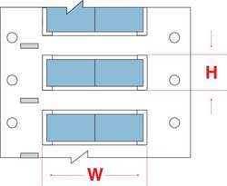 BRADY SPC ABSORBENTS PS-094-2-BL-S-2 WIRE MARKER WIRE SLEEVE PERMASLEEVE(R)