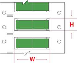 BRADY SPC ABSORBENTS PS-094-2-GR-S-2 WIRE MARKER WIRE SLEEVE PERMASLEEVE(R)