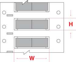 BRADY SPC ABSORBENTS PS-094-2-GY-S-2 WIRE MARKER WIRE SLEEVE PERMASLEEVE(R)