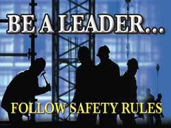 ACCUFORM SIGNS PST113 POSTER BE A LEADER 18 X 24 IN.