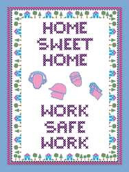 ACCUFORM SIGNS PST139 POSTER HOME SWEET HOME 18 X 24 IN.