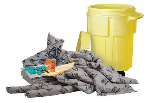 BRADY SPC ABSORBENTS SKA-55W 38 GAL CAPACITY UNIVERSAL SPILL KIT
