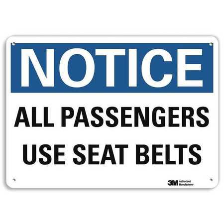 LYLE U5-1051-RA_14X10 NOTICESIGN RECYCLDREFLECALUM 14INWX10INH