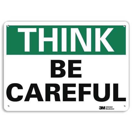 LYLE U7-1282-RA_14X10 SAFETY SIGN REFLECTIVE ALUM 10INHX14INW