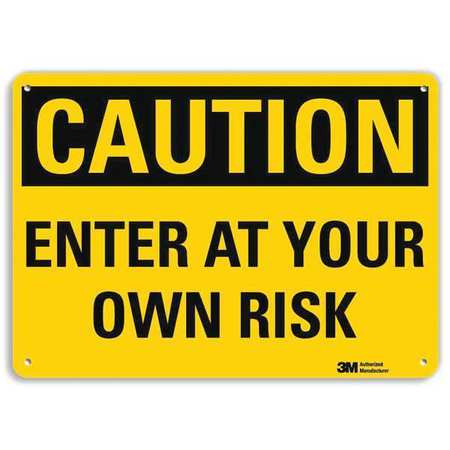 LYLE U4-1259-RA_14X10 SAFETY SIGN ENGLISH 10IN.H
