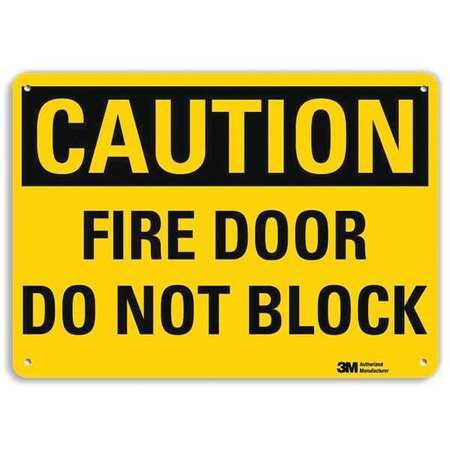 LYLE U4-1305-RA_14X10 SAFETY SIGN CORNER HOLES 14IN.W