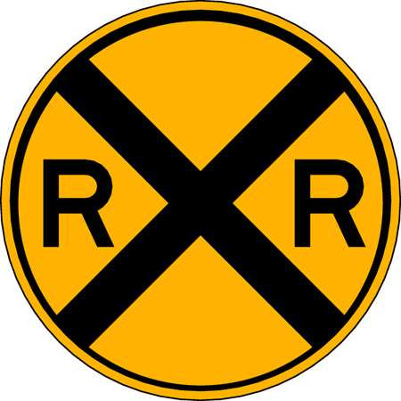 LYLE W10-1-12HA D9728 TRAFFIC SIGN 12 X 12IN BK/YEL RXR