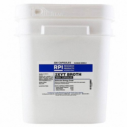 RPI X15640-5000.0 2XYT BROTH CAPSULES 4960G PK320