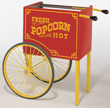 C. CRETORS AND COMPANY T3WS-X POPCORN WAGON BASE RED 44-1/2 IN W