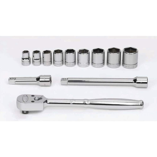 WILLIAMS WSB-12HF 3/8 DR SKT/TOOL SET, 6-PT,13-P          