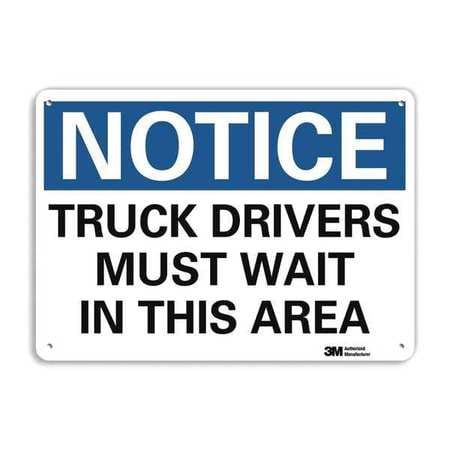 LYLE U5-1579-RA_14X10 NOTICESIGN RECYCLDREFLECALUM 14INWX10INH