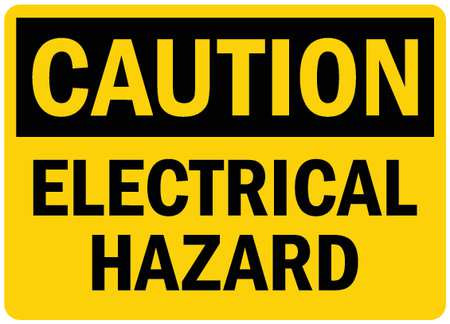 LYLE U4-1254-RD_14X10 SAFETY SIGN ELECTRICAL HAZARD 14IN.W