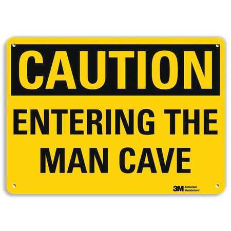 LYLE U4-1260-RA_10X7 SAFETY SIGN RECYCLED ALUMINUM 10IN.W