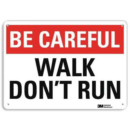 LYLE U7-1053-RA_14X10 SAFETY SIGN REFLECTIVE ALUM 10INHX14INW