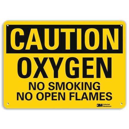 LYLE U4-1583-RA_14X10 NO SMOKING SIGN ALUMINUM 10IN.H X 14IN.W