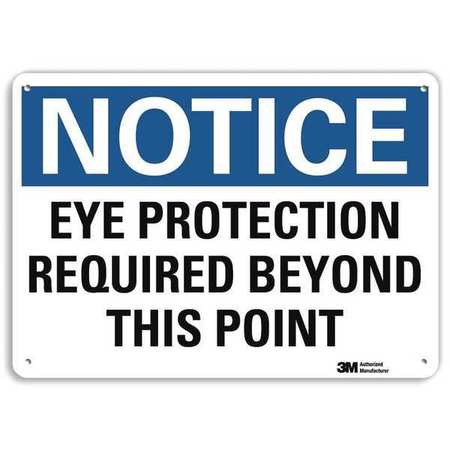 LYLE U5-1212-RA_14X10 NOTICESIGN RECYCLDREFLECALUM 14INWX10INH