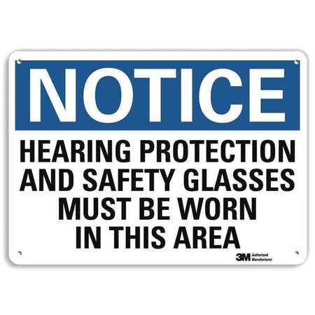 LYLE U5-1263-RA_14X10 NOTICESIGN RECYCLDREFLECALUM 14INWX10INH