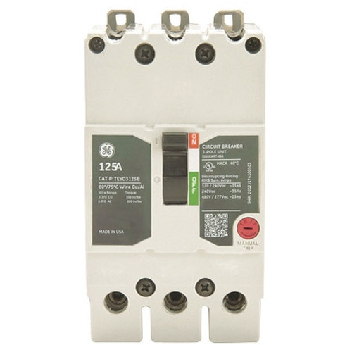 GENERAL CABLE TEYH3080B CIRCUIT BREAKER 80A 3P 277/480VAC 35KA