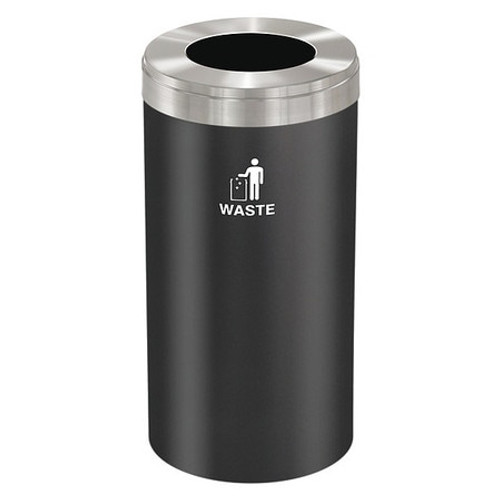 GLARO INC. W-1542BK-SA-W STNARY RCYCLING CNTAINER VARIOUS BLK