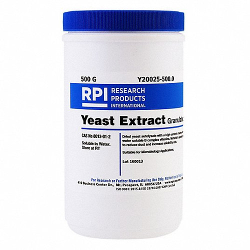 RPI Y20025-500.0 YEAST EXTRACT GRANULATED 500G