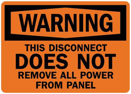 LYLE U6-1241-RD_7X5 WARNING SIGN MCHINE AND OPERATIONAL 5INH