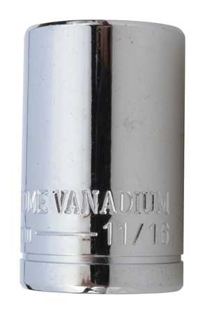 WESTWARD WRG198A-2 HALF DRIVE SOCKET 11/16