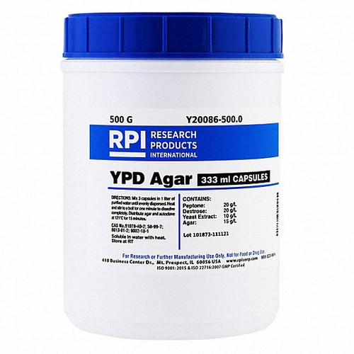RPI Y20086-500.0 YPD AGAR 500G PK23