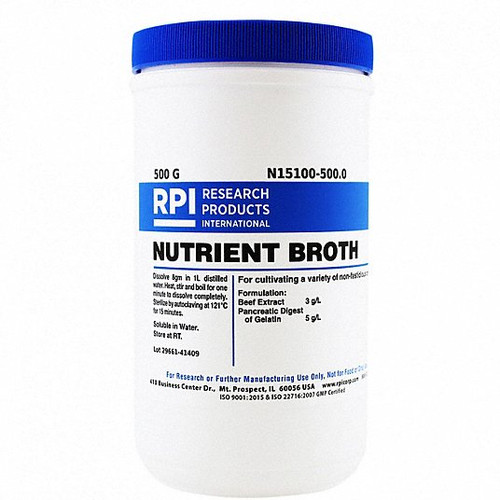 RPI N15100-500.0 NUTRIENT BROTH 500G