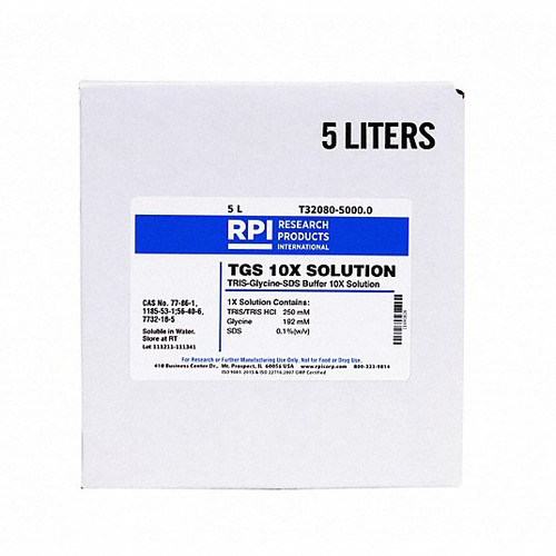 RPI T32080-5000.0 TRIS-GLYCINE-SDS 10X SOLUTION 5L